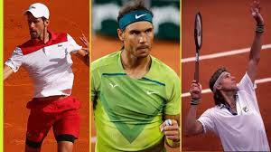Rafael Nadal in playing action