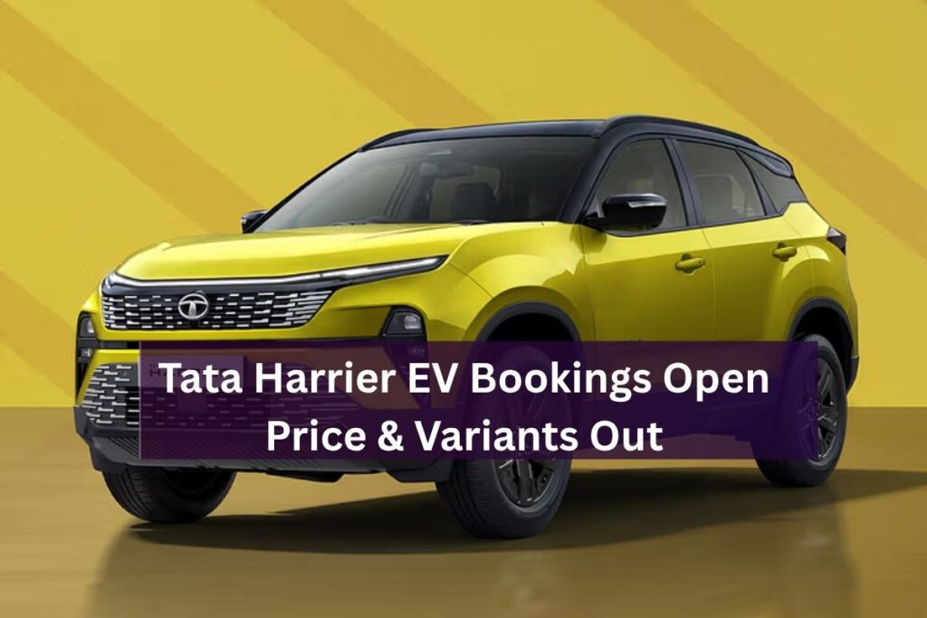 tata harrier.ev booking open